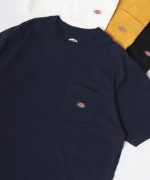 Dickies/ディッキーズ 別注 ワンポイント刺繍 ポケット無地Tシャツ