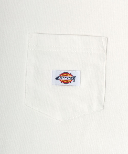 Dickies(ディッキーズ)の「Dickies/ディッキーズ 別注 ワンポイント刺繍 ポケット無地Tシャツ(Tシャツ/カットソー・メンズ・ホワイト系その他3/ブラック系その他3/グリーン系その他2/ブルー系その他2/イエロー系その他/ブルー系その他・M/L/XL)」の12枚目の写真