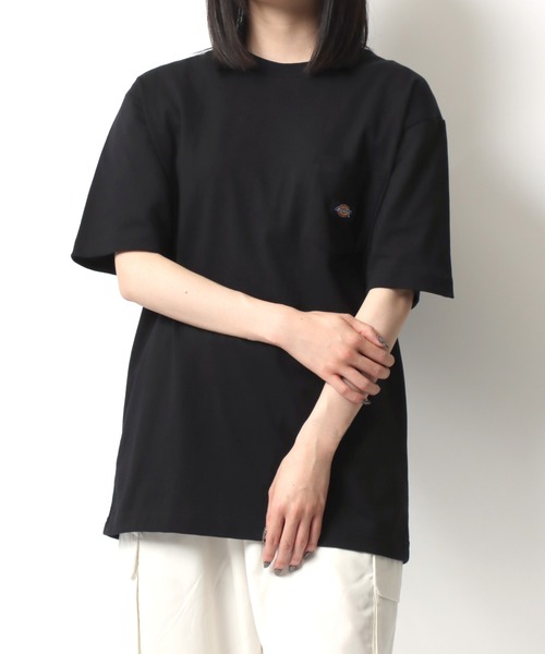 Dickies(ディッキーズ)の「Dickies/ディッキーズ 別注 ワンポイント刺繍 ポケット無地Tシャツ(Tシャツ/カットソー・メンズ・ホワイト系その他3/ブラック系その他3/グリーン系その他2/ブルー系その他2/イエロー系その他/ブルー系その他・M/L/XL)」の16枚目の写真