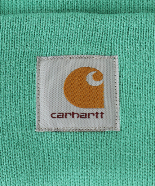 Carhartt(カーハート)の「【CARHARTT/カーハート】SHORT WATCH HAT(STYLE:6 MINIMUM)(ニットキャップ/ビーニー・レディース・ブルー系その他/ブラック/グリーン・FREE)」の11枚目の写真