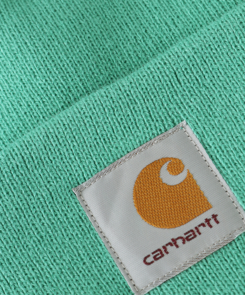 Carhartt(カーハート)の「【CARHARTT/カーハート】SHORT WATCH HAT(STYLE:6 MINIMUM)(ニットキャップ/ビーニー・レディース・ブルー系その他/ブラック/グリーン・FREE)」の14枚目の写真