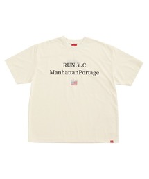 Manhattan Portage | RUN S/S Print T-Shirt(Tシャツ/カットソー)