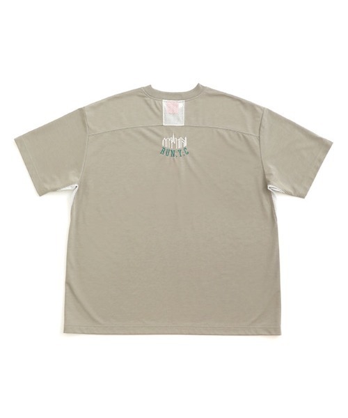 Manhattan Portage(マンハッタンポーテージ)の「RUN S/S Print T-Shirt(Tシャツ/カットソー・メンズ・アイボリー/グレー・MEDIUM/LARGE)」の4枚目の写真