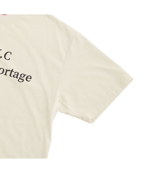 Manhattan Portage(マンハッタンポーテージ)の「RUN S/S Print T-Shirt(Tシャツ/カットソー・メンズ・アイボリー/グレー・MEDIUM/LARGE)」の6枚目の写真