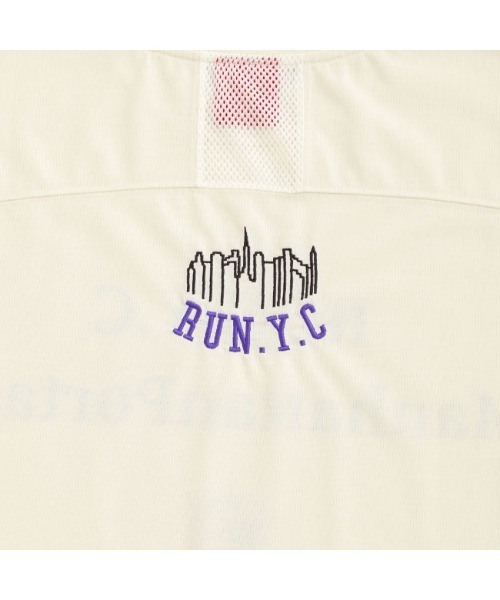 Manhattan Portage(マンハッタンポーテージ)の「RUN S/S Print T-Shirt(Tシャツ/カットソー・メンズ・アイボリー/グレー・MEDIUM/LARGE)」の8枚目の写真
