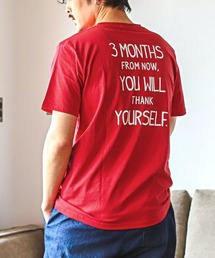 バックロゴプリント半袖Tシャツ