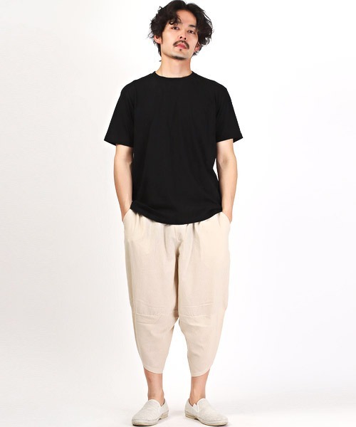 LUXSTYLE(ラグスタイル)の「バックロゴプリント半袖Tシャツ(Tシャツ/カットソー・メンズ・ホワイト/ブラック/レッド・M/XL/L)」の8枚目の写真