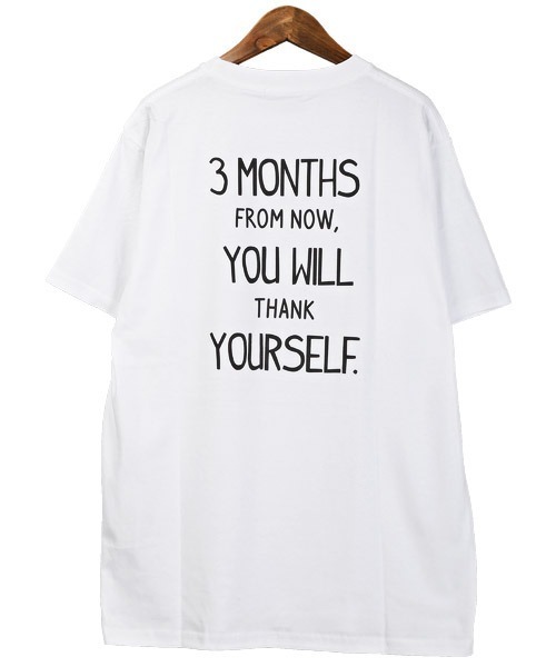 LUXSTYLE(ラグスタイル)の「バックロゴプリント半袖Tシャツ(Tシャツ/カットソー・メンズ・ホワイト/ブラック/レッド・M/XL/L)」の12枚目の写真