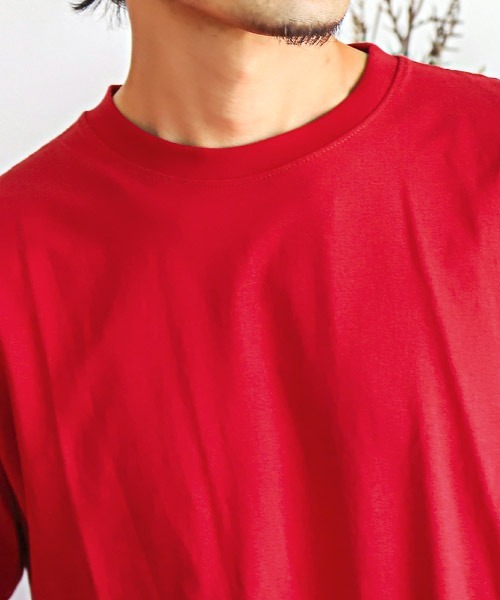 LUXSTYLE(ラグスタイル)の「バックロゴプリント半袖Tシャツ(Tシャツ/カットソー・メンズ・ホワイト/ブラック/レッド・M/XL/L)」の15枚目の写真