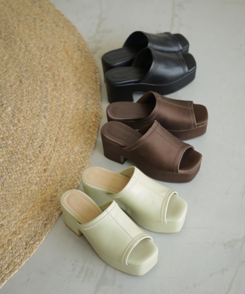 [ UNTED NUDE/Stage SANDAL] 新作/プラットフォーム快適サンダル UNTED NUDE/Stage SANDAL] 新作/プラットフォーム快適サンダル