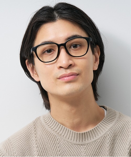 Zoff（ゾフ）の「【Web限定】ウェリントン型 クリアレンズサングラス｜紫外線対策｜紫外線100%カットクリアサングラス（サングラス・レディース・ブラック/ブラウン・FREE）」の12枚目の写真