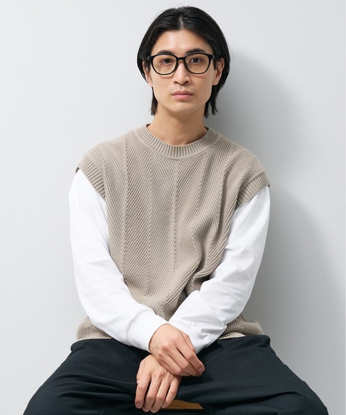 Zoff（ゾフ）の「【Web限定】ウェリントン型 クリアレンズサングラス｜紫外線対策｜紫外線100%カットクリアサングラス（サングラス・レディース・ブラック/ブラウン・FREE）」の15枚目の写真