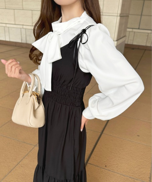 apres jour（アプレジュール）の「【apres jour×ARIAZ】がま口ショルダーバッグ（ショルダーバッグ・レディース・アイボリー/ブラック・FREE）」の3枚目の写真