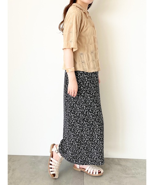 ehka sopo（エヘカソポ）の「総レースブラウス（シャツ/ブラウス・レディース・ベージュ/キナリ/オフホワイト・F）」の11枚目の写真