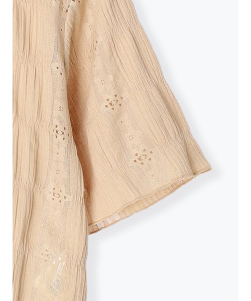 ehka sopo（エヘカソポ）の「総レースブラウス（シャツ/ブラウス・レディース・ベージュ/キナリ/オフホワイト・F）」の4枚目の写真