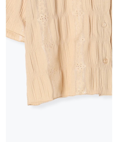 ehka sopo（エヘカソポ）の「総レースブラウス（シャツ/ブラウス・レディース・ベージュ/キナリ/オフホワイト・F）」の5枚目の写真