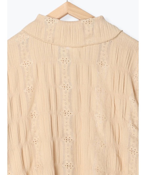 ehka sopo（エヘカソポ）の「総レースブラウス（シャツ/ブラウス・レディース・ベージュ/キナリ/オフホワイト・F）」の6枚目の写真