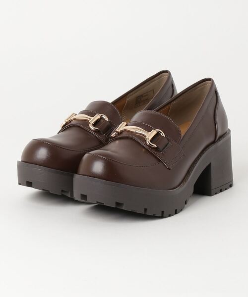 ABC-MART(エービーシーマート)の「ABC SELECT エービーシーセレクト TANK LOAFER 6.5 タンクソールローファー 6.5 W5028 DK.BROWN(パンプス・レディース・ブラウン・LARGE/MEDIUM/X-LARGE/SMALL)」の2枚目の写真