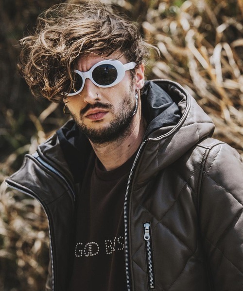 NO ID.（ノーアイディ）の「mko11323-ｵｰﾊﾞﾙｻﾝｸﾞﾗｽ（サングラス・メンズ・ホワイト/ブラック・ONE SIZE）」の7枚目の写真