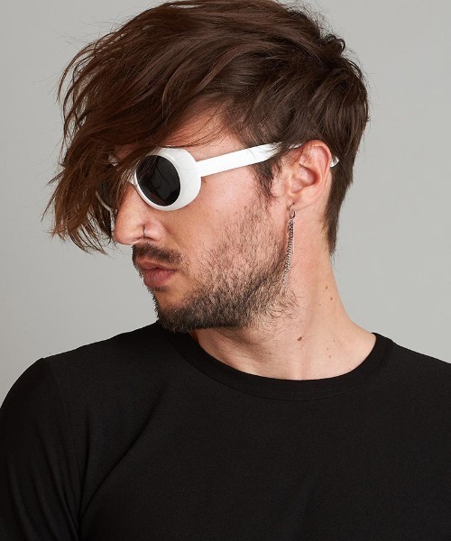NO ID.（ノーアイディ）の「mko11323-ｵｰﾊﾞﾙｻﾝｸﾞﾗｽ（サングラス・メンズ・ホワイト/ブラック・ONE SIZE）」の11枚目の写真
