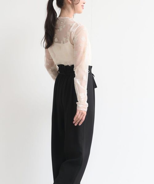 rps（アールピーエス）の「フロッキーフラワーシアーレースプルオーバー（その他トップス・レディース・アイボリー/ブラック・フリー）」の20枚目の写真