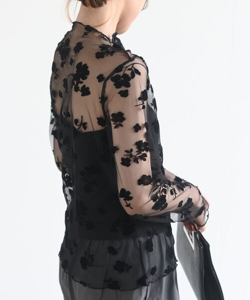 rps（アールピーエス）の「フロッキーフラワーシアーレースプルオーバー（その他トップス・レディース・アイボリー/ブラック・フリー）」の17枚目の写真