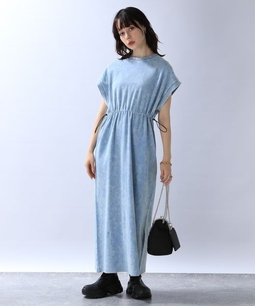 JEANASIS(ジーナシス)の「ドロストブリーチカットワンピース/969631(ワンピース・レディース・ブラック系その他/ブルー系その他・FREE)」の16枚目の写真