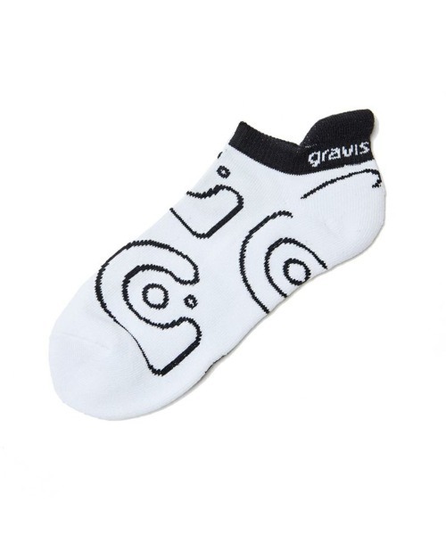 GRAVIS(グラヴィス)の「gravis/グラビス G Socks ソックス(ソックス/靴下・メンズ・ブラック/ホワイト・25-27CM)」の7枚目の写真