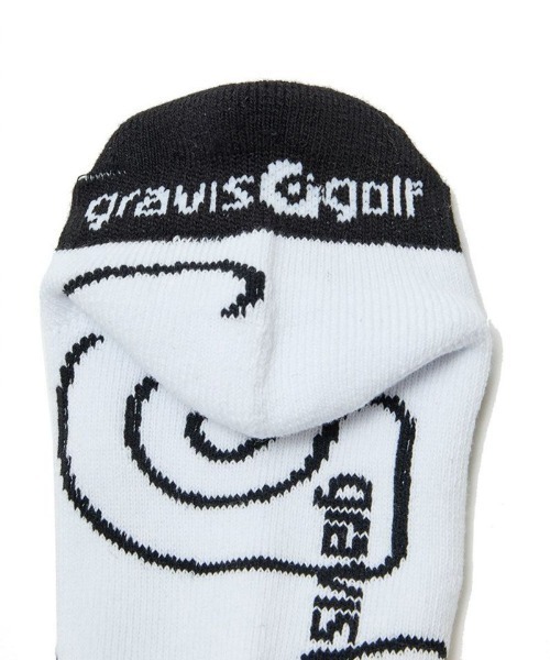 GRAVIS(グラヴィス)の「gravis/グラビス G Socks ソックス(ソックス/靴下・メンズ・ブラック/ホワイト・25-27CM)」の6枚目の写真