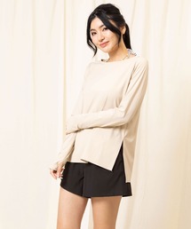 SweetMommy（スウィートマミー）の「スリットTシャツラッシュガード　マタニティ対応（ラッシュガード）」