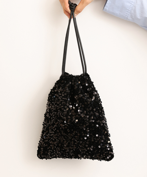 JOURNAL STANDARD relume（ジャーナルスタンダード　レリューム）の「RELUMEスパンコールBAG（ショルダーバッグ・レディース・ブラック/ネイビー・FREE）」の5枚目の写真