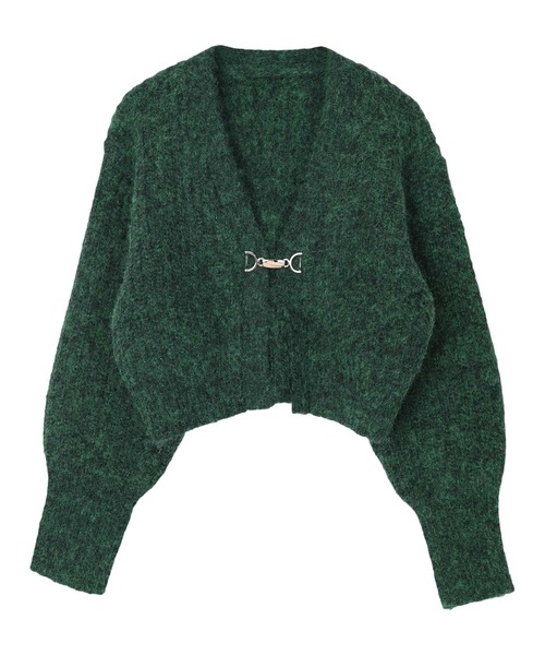 miette（ミエット）の「フロントビットメランジニットカーディガン（カーディガン/ボレロ・レディース・レッド/ブルー/グリーン・FREE）」の17枚目の写真