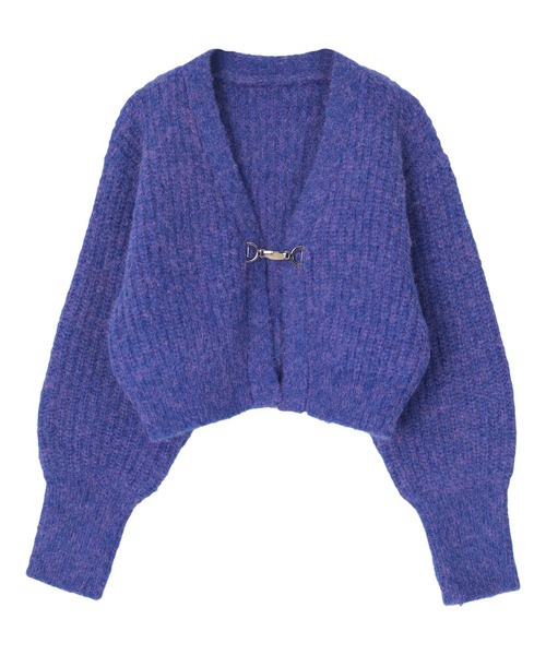 miette（ミエット）の「フロントビットメランジニットカーディガン（カーディガン/ボレロ・レディース・レッド/ブルー/グリーン・FREE）」の18枚目の写真