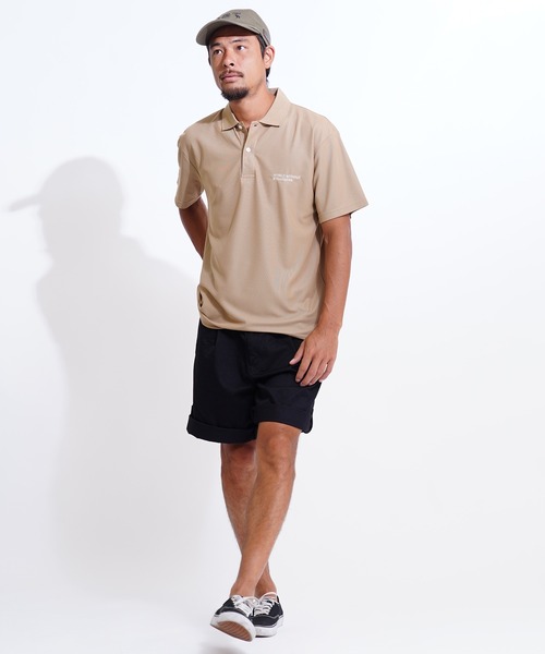 GIORDANO（ジョルダーノ）の「[ GIORDANO ] クラシックロゴUVカットポロシャツ (ユニセックス)（ポロシャツ・レディース・ホワイト/ブラック/カーキ/グリーン・MEDIUM/LARGE/X-LARGE）」の14枚目の写真