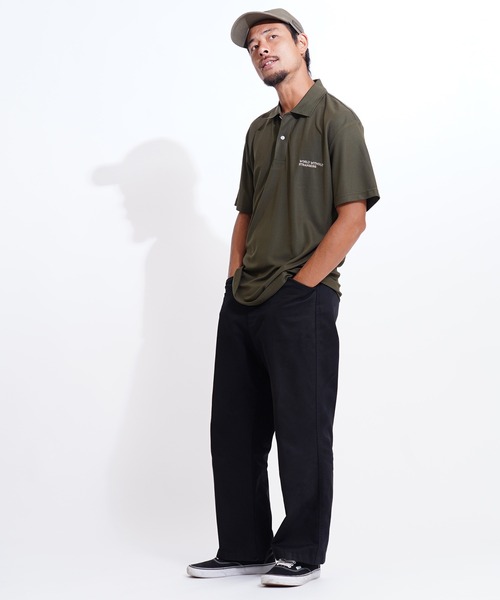 GIORDANO（ジョルダーノ）の「[ GIORDANO ] クラシックロゴUVカットポロシャツ (ユニセックス)（ポロシャツ・レディース・ホワイト/ブラック/カーキ/グリーン・MEDIUM/LARGE/X-LARGE）」の15枚目の写真