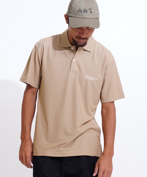GIORDANO（ジョルダーノ）の「[ GIORDANO ] クラシックロゴUVカットポロシャツ (ユニセックス)（ポロシャツ・レディース・ホワイト/ブラック/カーキ/グリーン・MEDIUM/LARGE/X-LARGE）」の7枚目の写真