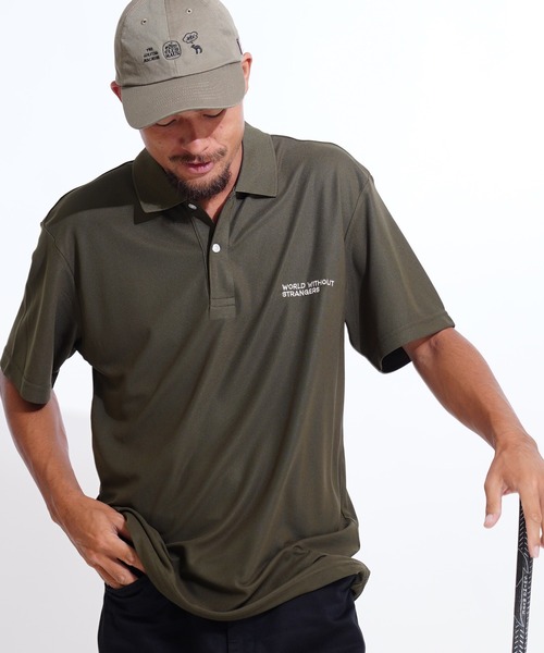 GIORDANO（ジョルダーノ）の「[ GIORDANO ] クラシックロゴUVカットポロシャツ (ユニセックス)（ポロシャツ・レディース・ホワイト/ブラック/カーキ/グリーン・MEDIUM/LARGE/X-LARGE）」の8枚目の写真