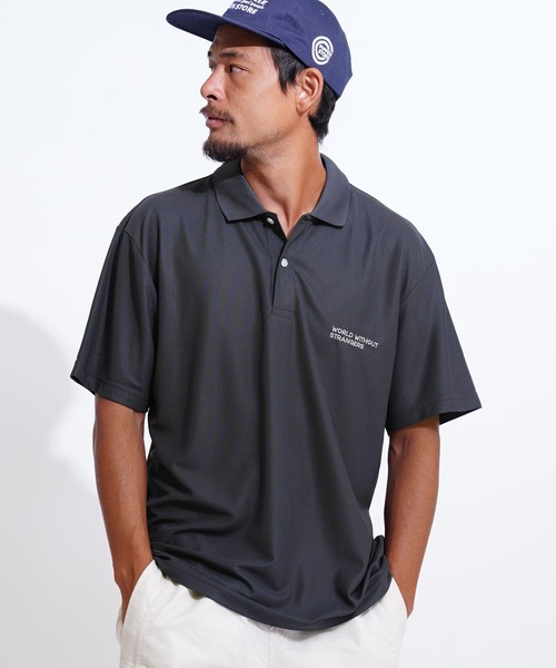GIORDANO（ジョルダーノ）の「[ GIORDANO ] クラシックロゴUVカットポロシャツ (ユニセックス)（ポロシャツ・レディース・ホワイト/ブラック/カーキ/グリーン・MEDIUM/LARGE/X-LARGE）」の6枚目の写真