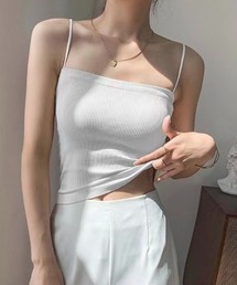 LADY LIKE（レディライク）の「カップ付きリブベアトップ（キャミソール）」