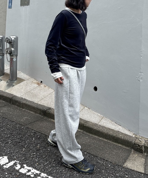 TEO ベロアTシャツ　SM 新品 シアー ベロア Tシャツ