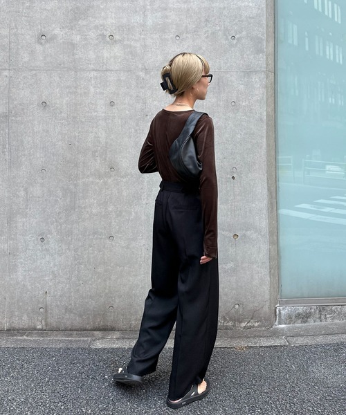 セール】シアーベロアロンTee（Tシャツ/カットソー）｜feepur