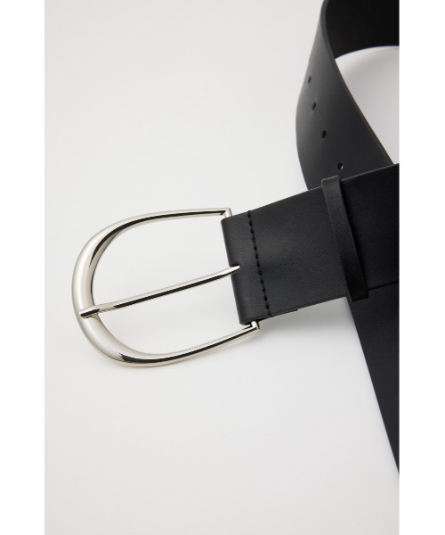 SLY（スライ）の「ROUND BUCKLE BELT ラウンドバックル ベルト（ベルト・レディース・ブラック・FREE）」の7枚目の写真