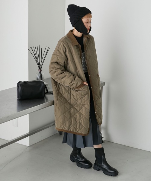 forksy.（フォルクシー）の「【forksy.】スナップイヤーフラップ付ニット帽（ニットキャップ/ビーニー・レディース・ブラック/アイボリー/ベージュ/グレー・FREE）」の17枚目の写真