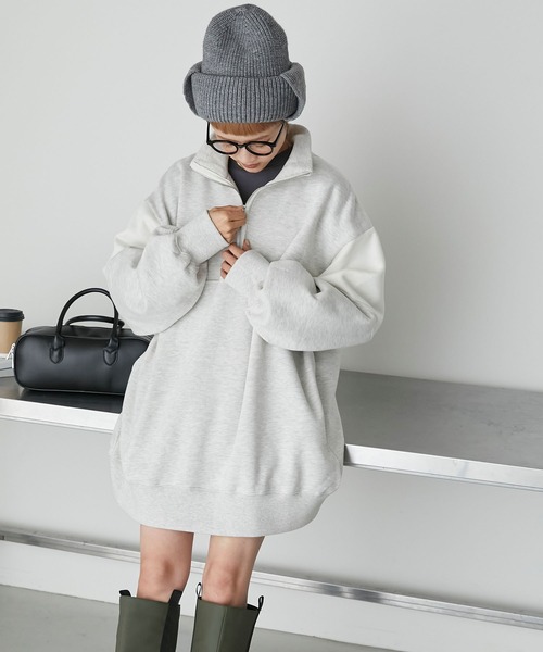 forksy.（フォルクシー）の「【forksy.】スナップイヤーフラップ付ニット帽（ニットキャップ/ビーニー・レディース・ブラック/アイボリー/ベージュ/グレー・FREE）」の21枚目の写真