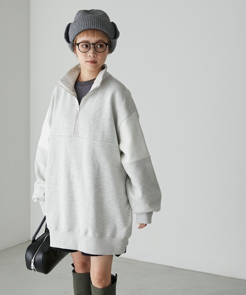 forksy.（フォルクシー）の「【forksy.】スナップイヤーフラップ付ニット帽（ニットキャップ/ビーニー・レディース・ブラック/アイボリー/ベージュ/グレー・FREE）」の22枚目の写真