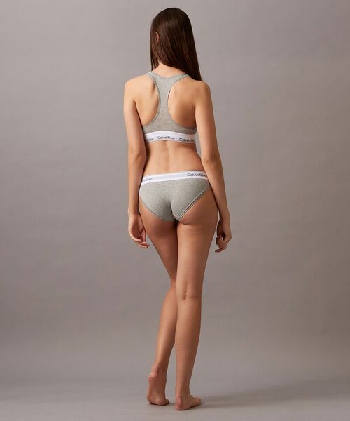 Calvin Klein（カルバン・クライン）の「Icon Cotton ライトリーライン ブラレット（ブラジャー・レディース・ブラック/ヘザーグレー/グレー・L/S/M/XL）」の12枚目の写真