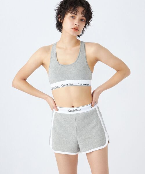 Calvin Klein(カルバン・クライン)の「Icon Cotton Modal ライトリーライン ブラレット(ブラジャー・レディース・ブラック/ヘザーグレー/グレー・L/S/M/XL)」の22枚目の写真