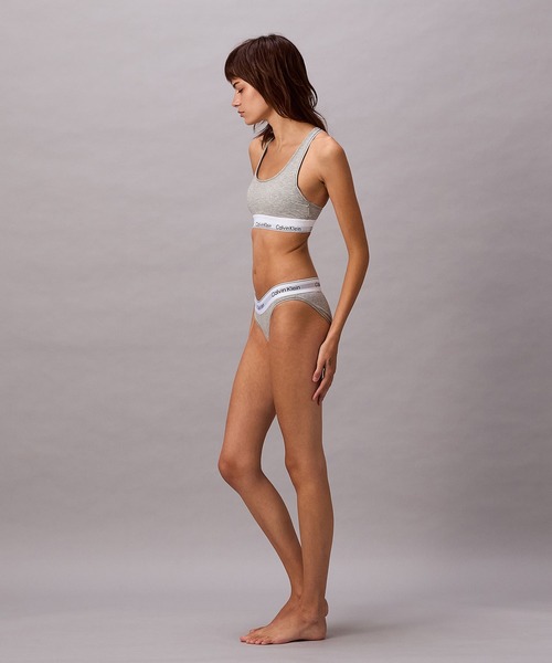 Calvin Klein(カルバン・クライン)の「Icon Cotton Modal ライトリーライン ブラレット(ブラジャー・レディース・ブラック/ヘザーグレー/グレー・L/S/M/XL)」の19枚目の写真