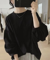 ボリュームスリーブオーバーTシャツ