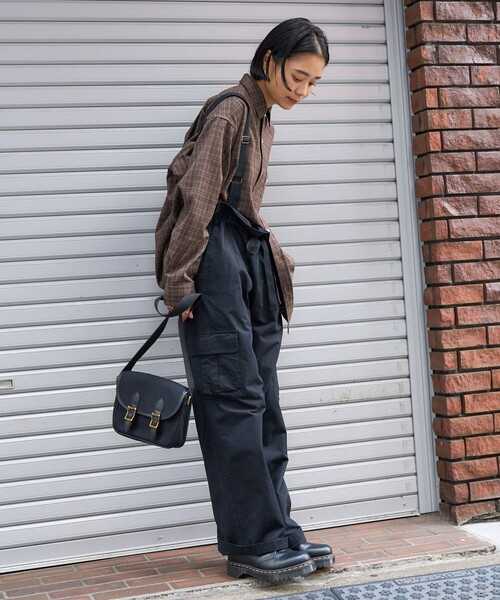 TOWNCRAFT(タウンクラフト)の「TOWN CRAFT × FREAK'S STORE/タウンクラフト オーバーサイズ チェックシャツ(シャツ/ブラウス・レディース・ブラウン/グリーン/ブラック・フリ-)」の8枚目の写真